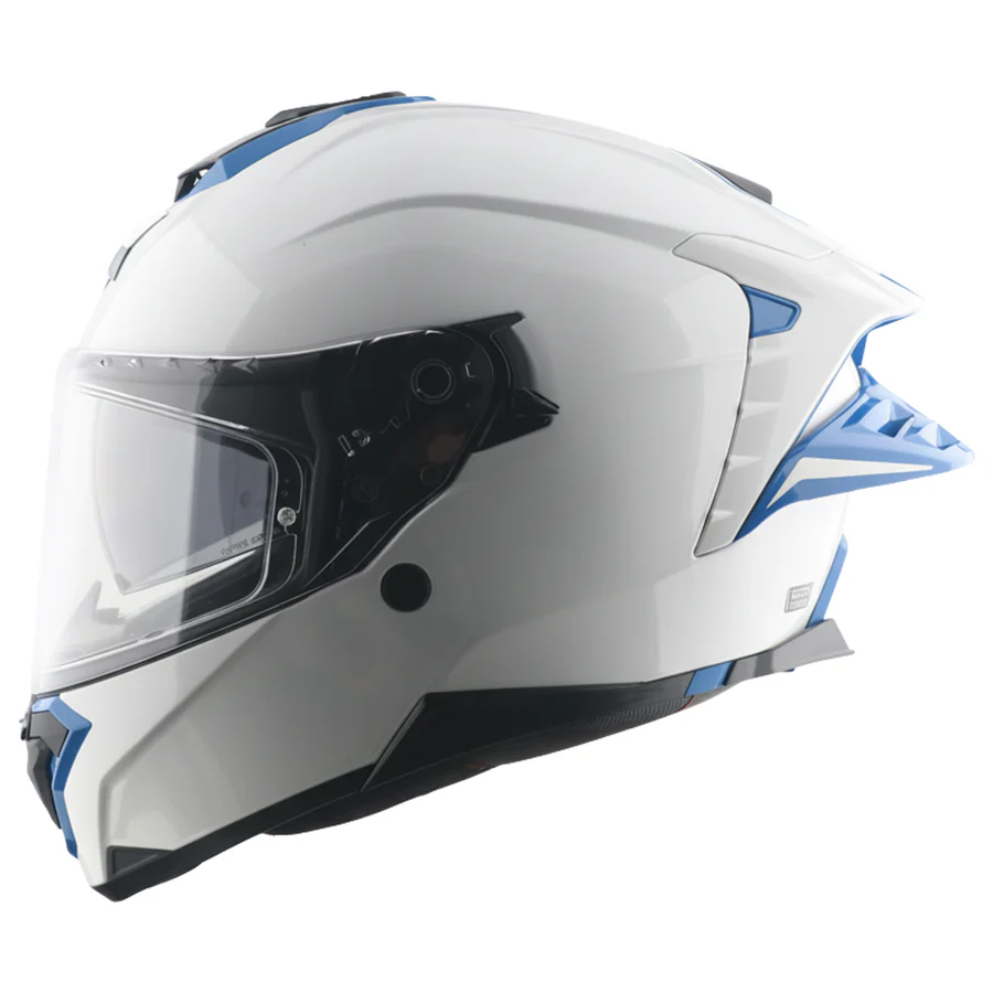 Axor Brutale Corsa Dual Spoiler Helmet - Gloss White Blue