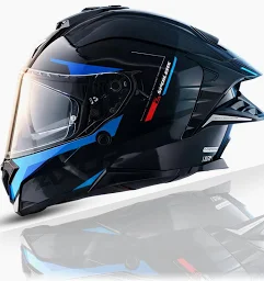 Axor Brutale Kryptic Dual Spoiler Helmet - Black Blue