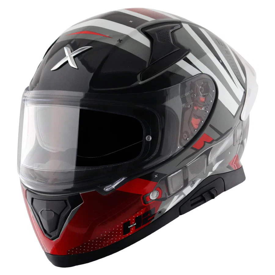 Axor Apex Hex-2 Helmet - White Red